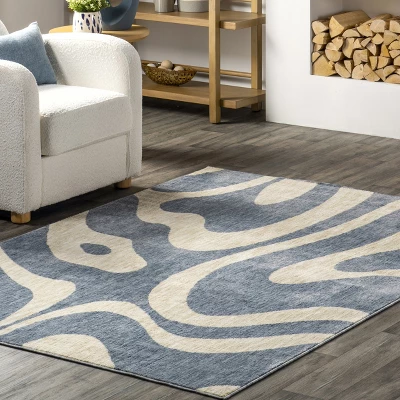 Izzy Retro Swirls Kids Area Rug 10 Izzy Retro Swirls Kids Area Rug - Image 8