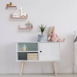 Set Of 3 Picture Ledge Shelf For Kids' Room Pink - InPlace -Kiddo Land Store GUEST 6b8252ad 537c 4381 9c77 0ee731966d50