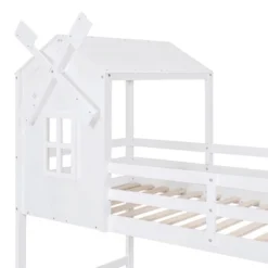 Twin Over Twin Bunk Bed With Roof, Window, Guardrails And Ladder - ModernLuxe 18 Twin Over Twin Bunk Bed With Roof, Window, Guardrails And Ladder - ModernLuxe -Kiddo Land Store GUEST 6cad18d3 e4ce 40b1 a48b faa910e74bac