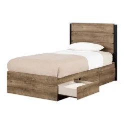 Arlen Mates Bed And Headboard Set Weathered Oak - South Shore -Kiddo Land Store GUEST 6d4d6662 3868 47a9 bf5d 87541b6817b5