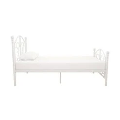 Twin Kids' Bombay Metal Bed White - Room & Joy -Kiddo Land Store GUEST 6e961b9d b07b 45b8 a8f8 23c7e04b0435