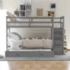 Twin Over Twin Wood Bunk Bed With 4 Drawers, Trundle And Staircase-ModernLuxe 2 Twin Over Twin Wood Bunk Bed With 4 Drawers, Trundle And Staircase-ModernLuxe -Kiddo Land Store GUEST 6fd864ca 4c64 49df 8618 9289353429dc
