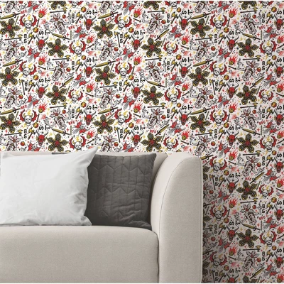 Stranger Things Hellfire Club Peel And Stick Wallpaper - RoomMates 3 Stranger Things Hellfire Club Peel And Stick Wallpaper - RoomMates