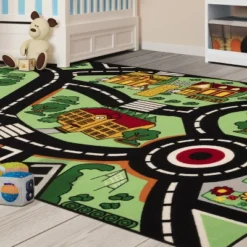 City Cruising Non-Slip Kids Playroom Decor Washable Indoor Area Rug By Blue Nile Mills 15 City Cruising Non-Slip Kids Playroom Decor Washable Indoor Area Rug By Blue Nile Mills -Kiddo Land Store GUEST 75ec6c9d 84ea 489f ab33 cdce2da27d01