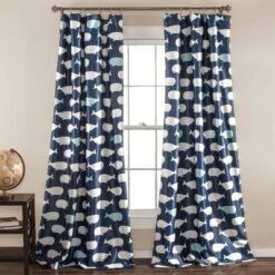 Whale Window Curtain - Lush Décor -Kiddo Land Store GUEST 7621be93 4f30 422f bb4c 933e08718ea7