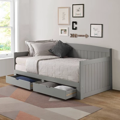 King Harmony Daybed With Conversion Dove Gray - Alaterre Furniture 12 King Harmony Daybed With Conversion Dove Gray - Alaterre Furniture - Image 10