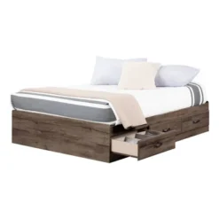 Full Ulysses Mates Bed With 3 Drawers Fall Oak - South Shore -Kiddo Land Store GUEST 79756287 946d 4e47 9dd2 f60317a57816