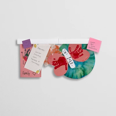 2pk Kids' Magnetic Artwork And Picture Display Bar Frame Set White - RiverRidge Home 10 2pk Kids' Magnetic Artwork And Picture Display Bar Frame Set White - RiverRidge Home - Image 8