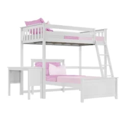 Max & Lily L-Shaped Twin Over Twin Bunk Bed With Desk -Kiddo Land Store GUEST 81efc554 d825 4e54 be1a 471e974de772