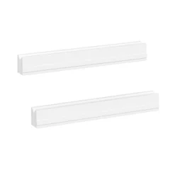 2pk Kids' Magnetic Artwork And Picture Display Bar Frame Set White - RiverRidge Home