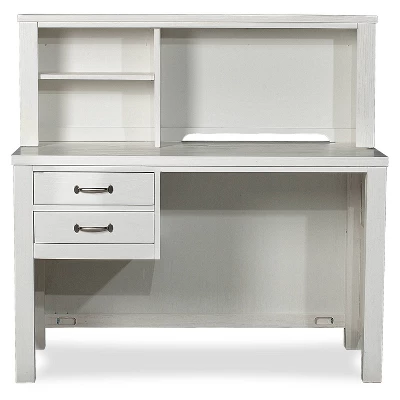 Kids' Highlands Desk With Hutch White - Hillsdale Furniture 3 Kids' Highlands Desk With Hutch White - Hillsdale Furniture