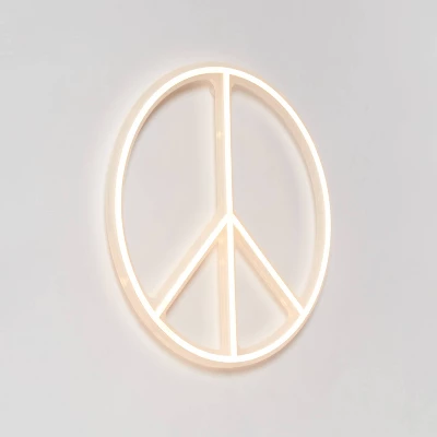 Peace Neon Kids' Wall Decor - Pillowfort™ 5 Peace Neon Kids' Wall Decor - Pillowfort™ - Image 3