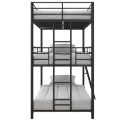 Triple Twin Zeke Metal Bunk Bed - Room & Joy -Kiddo Land Store GUEST 886c083f 423b 46b7 9c36 02efeef6e131