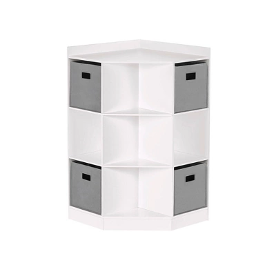 5pc Kids' Corner Cabinet Set With 4 Bins Set - RiverRidge Home 6 5pc Kids' Corner Cabinet Set With 4 Bins Set - RiverRidge Home - Image 4