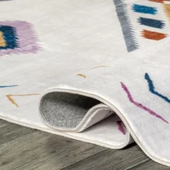 NuLOOM Marj Southwestern Kids Machine Washable Area Rug -Kiddo Land Store GUEST 8a5a589d 7530 4810 87e3 9c3d0589e2cc