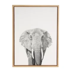 24" X 18" Elephant Framed Canvas Art - Uniek -Kiddo Land Store GUEST 8a5fda8d 9753 4d49 b2d1 24614c182b8e
