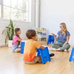 ECR4Kids Linking Stools, Children's Stackable Seat, Portable Floor Table, 4-Piece 19 ECR4Kids Linking Stools, Children's Stackable Seat, Portable Floor Table, 4-Piece -Kiddo Land Store GUEST 8aabccf7 2769 442b 86c9 abc113009da2