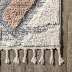 Zende Colorful Stones Kids Tassel Area Rug -Kiddo Land Store GUEST 8c2d2afc 567b 4566 add3 95f26bc80c41