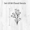 Black Flowers Wall Decor - Decalcomania -Kiddo Land Store GUEST 911cc07c 5b4c 4cab 875c e4ee1a89b720