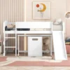 Low Study Loft Bed With Rolling Portable Desk And Chair - ModernLuxe -Kiddo Land Store GUEST 936223a6 4968 4ff0 9f7f 5ab6e8946d60