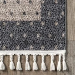 Éléanor Deer Kids Tasseled Area Rug -Kiddo Land Store GUEST 9502be11 3662 491e 8c51 eb0f6c69a751