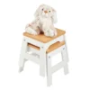 Melissa & Doug Wooden Stools - Set Of 2 - White/Natural -Kiddo Land Store GUEST 974d1f19 bb73 4210 b70b 4f83b4f09b7e