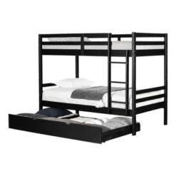Fakto Bunk Beds With Trundle Matte Black - South Shore 23 Fakto Bunk Beds With Trundle Matte Black - South Shore -Kiddo Land Store GUEST 9a2b2538 f6e4 4874 b838 b464034d135e