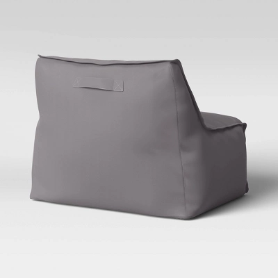 Armless Lounge Kids' Chair Gray - Pillowfort™ 5 Armless Lounge Kids' Chair Gray - Pillowfort™ - Image 3