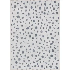 Well Woven Dalmatian Dots Apollo Kids Collection Ivory Black Area Rug -Kiddo Land Store GUEST 9bbc3033 7094 4265 b994 e0578f242a84