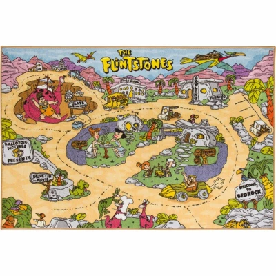 KC CUBS | The Flintstones Boy & Girl Kids City Road Car Vehicle Traffic Educational Learning & Game Play Nursery Classroom Rug Carpet 12 KC CUBS | The Flintstones Boy & Girl Kids City Road Car Vehicle Traffic Educational Learning & Game Play Nursery Classroom Rug Carpet - Image 10