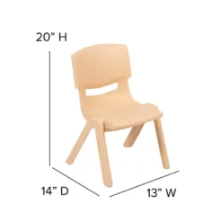 Flash Furniture 2 Pack Plastic Stackable School Chair With 10.5" Seat Height -Kiddo Land Store GUEST a21a81d2 fc37 4110 af10 95eacc6c98ba