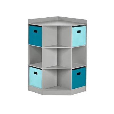 5pc Kids' Corner Cabinet Set With 4 Bins Set - RiverRidge Home 14 5pc Kids' Corner Cabinet Set With 4 Bins Set - RiverRidge Home - Image 12