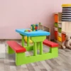 Costway 4 Seat Kids Picnic Table W/Umbrella Garden Yard Folding Children Bench Outdoor -Kiddo Land Store GUEST a49f308a 53da 41f3 b983 d60748c885e5