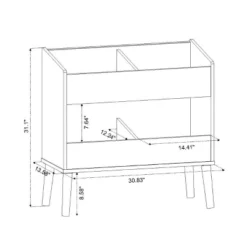 Modern Two Shelf Toy Kids' Bin White - Pillowfort™ -Kiddo Land Store GUEST a513d7df 5c70 4fb6 90e1 444d6b09cebc