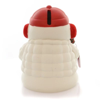 Bank Snowpinion Frozen Assets - 6.75 Inches - Christmas Snowman Department 56 - 4051105 - Porcelain - Off-White 3 Bank Snowpinion Frozen Assets - 6.75 Inches - Christmas Snowman Department 56 - 4051105 - Porcelain - Off-White