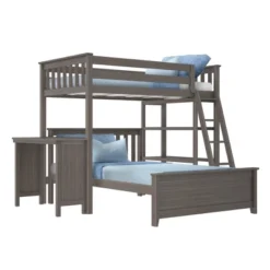 Max & Lily L-Shaped Twin Over Full Bunk Bed With Bookcase And Desk -Kiddo Land Store GUEST b0a00182 783e 4fb1 ac69 e1f033d812d1