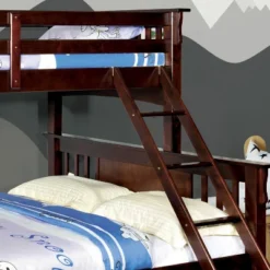 HOMES: Inside + Out Twin XL Over Queen Kids' Lea Bunk Bed Dark Walnut - IoHOMES -Kiddo Land Store GUEST b23fd3c7 763e 4efd 851e e1f681fbb21c