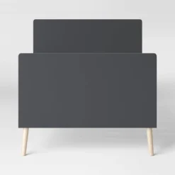 Twin Modern Kids' Bed Dark Gray - Pillowfort™