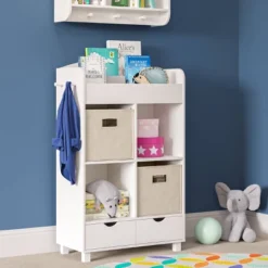 Kids' Book Nook Cubby Storage Cabinet With Bookrack - RiverRidge Home 21 Kids' Book Nook Cubby Storage Cabinet With Bookrack - RiverRidge Home -Kiddo Land Store GUEST b8381782 6b6c 48b1 b3c2 bb02b7ca4b28