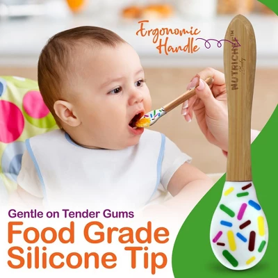 NutriChef Sparkle Bamboo Dinnerware Set With Silicone Suction For Kids 4 NutriChef Sparkle Bamboo Dinnerware Set With Silicone Suction For Kids - Image 2