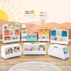 Kids' Catch-All Storage Bench White - RiverRidge Home -Kiddo Land Store GUEST beb34830 1b1f 4f50 9585 c98390a1b91d