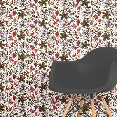 Stranger Things Hellfire Club Peel And Stick Wallpaper - RoomMates 5 Stranger Things Hellfire Club Peel And Stick Wallpaper - RoomMates - Image 3