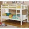HOMES: Inside + Out Twin Over Twin Kids' Clare Bunk Bed White - IoHOMES 2 HOMES: Inside + Out Twin Over Twin Kids' Clare Bunk Bed White - IoHOMES -Kiddo Land Store GUEST c8006e69 b82e 464f 970e 06b3c96ed98c