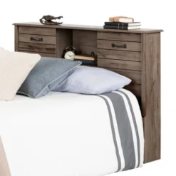 Ulysses Bookcase Headboard With Doors - South Shore -Kiddo Land Store GUEST c9336ee6 03ae 4ea0 ab3b de7002c1b948