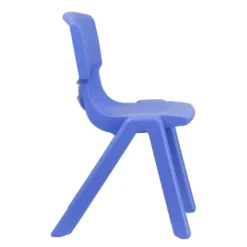 Flash Furniture 4 Pack Blue Plastic Stackable School Chair With 15.5'' Seat Height 17 Flash Furniture 4 Pack Blue Plastic Stackable School Chair With 15.5'' Seat Height -Kiddo Land Store GUEST c9711bc6 20e4 40f0 a993 4f65b94d8b9f