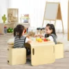 Costway 3 Piece Kids Wooden Table & Chair Set Children Multipurpose Homeschool Furniture 1 Costway 3 Piece Kids Wooden Table & Chair Set Children Multipurpose Homeschool Furniture -Kiddo Land Store GUEST c9853385 95d6 4f0c a9ac 21bdf8a46c7e