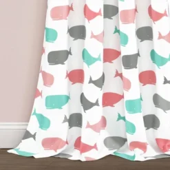 Whale Window Curtain - Lush Décor -Kiddo Land Store GUEST cc165173 d2fd 43d1 91bc f0eee02ace58