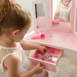 Fashion Twinkle Star Gisele Play Vanity Set Pink/White - Teamson Kids 20 Fashion Twinkle Star Gisele Play Vanity Set Pink/White - Teamson Kids -Kiddo Land Store GUEST d05fb028 4d36 41a3 85bd 8863c5862ecc