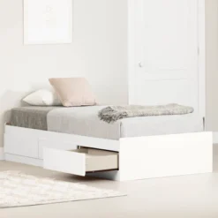 Munich Mates Bed With 3 Drawers Pure White - South Shore -Kiddo Land Store GUEST d13f4953 4d90 4a86 bc40 aa74e31f8c04