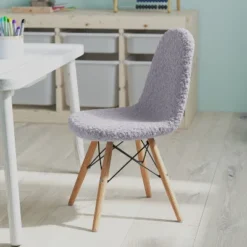 Merrick Lane Children's Lyon Faux Shearling Accent Chair, Modern Accent Chair For Bedroom, Entryway, And Living Room 14 Merrick Lane Children's Lyon Faux Shearling Accent Chair, Modern Accent Chair For Bedroom, Entryway, And Living Room -Kiddo Land Store GUEST d1a88d17 8632 4390 9c33 50eae6866985